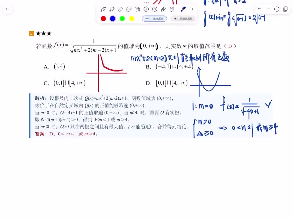 函数值域—第5题